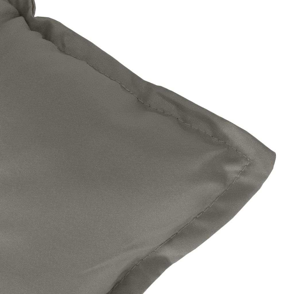 6 cuscini per sedia a schienale basso, 100 x 50 x 7 cm, tessuto in poliestere, con elastico antiscivolo e cordoncini, per sedia da giardino, balcone, terrazza, sala da pranzo, ufficio
