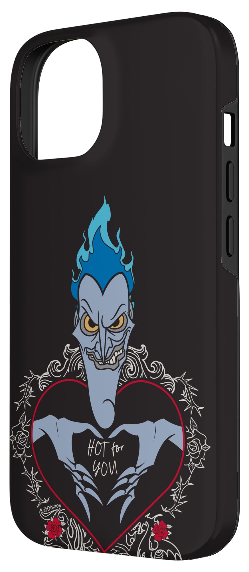 Custodia per iPhone 14 Disney Villains Hades Hercules Hot For You San Valentino