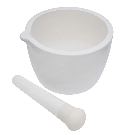 Mortero y Mano de Porcelana EISCO 25oz 750ml miniatura 2