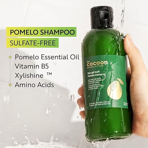 Miniatura 9 de Cocoon Pomelo - Paquete de champú y acondicionador  Anti pérdida de cabello, natural, sin sulfatos  Para cabello adelgazante, dañado y teñido