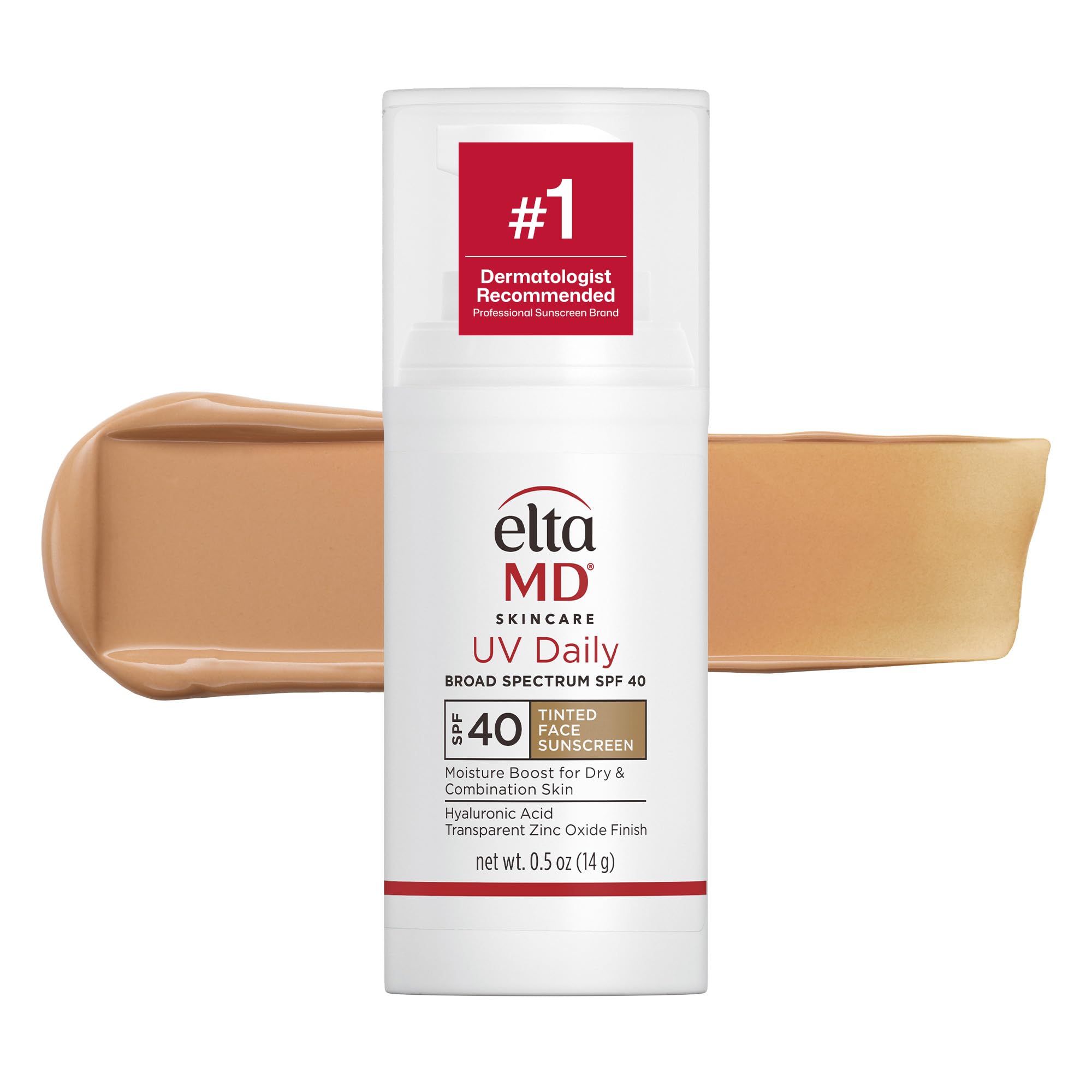 Photo 1 of EltaMD UV Daily SPF 40 Tinted Face Sunscreen Moisturizer, Tinted Moisturizer for Face with SPF, Great for Dry, Combination, and Normal Skin, 0.5 oz