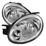 Xtune for Dodge Neon/Plymouth Neon Crystal Headlights Chrome/Clear