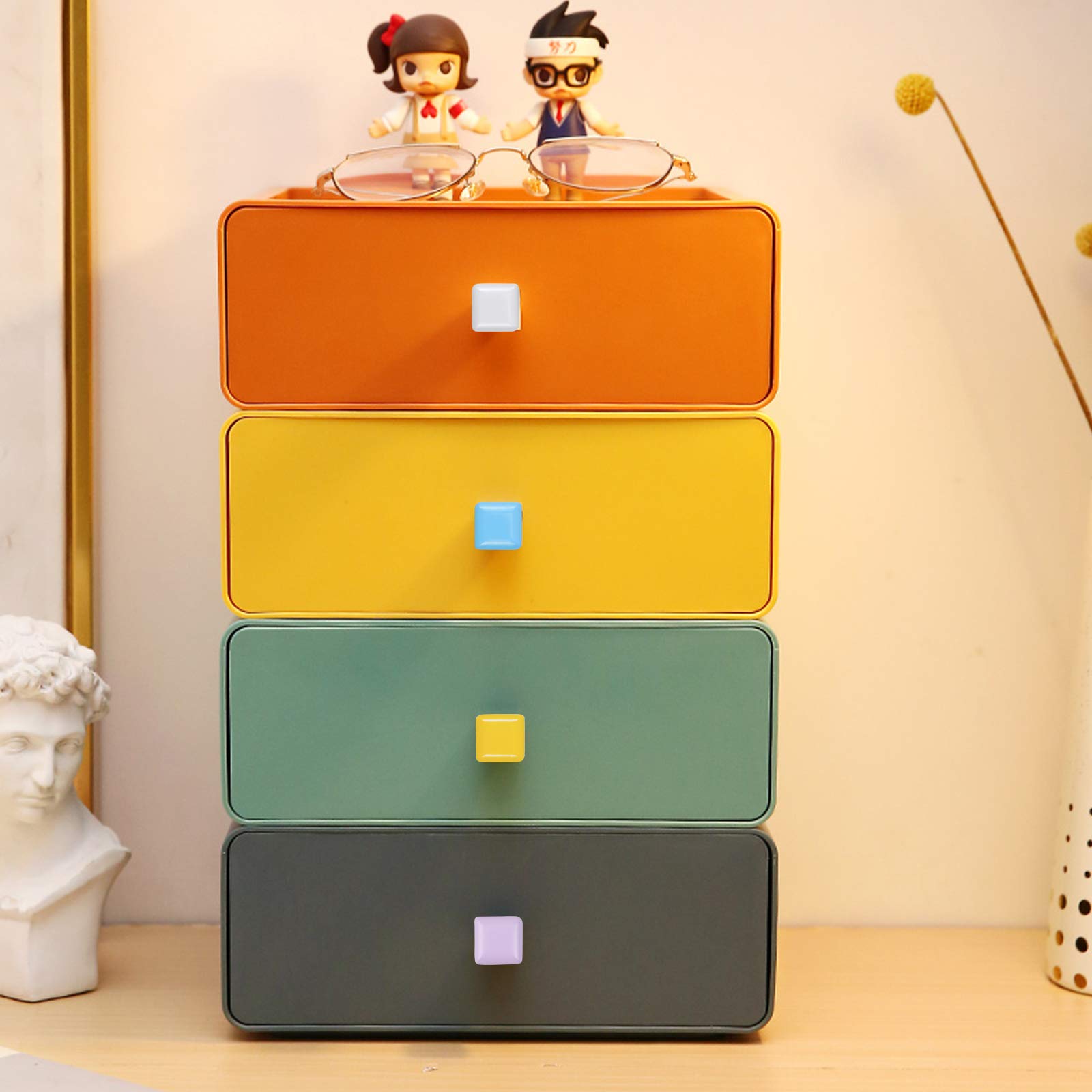 10 Pezzi Pomelli per Bambini Colorate Pomelli per Cassetti in Legno Pomello Maniglie per Armadio con 10 Vite Manopole per Mobili da Cucina Cassetto Camera dei Bambini Bagno Decorazione