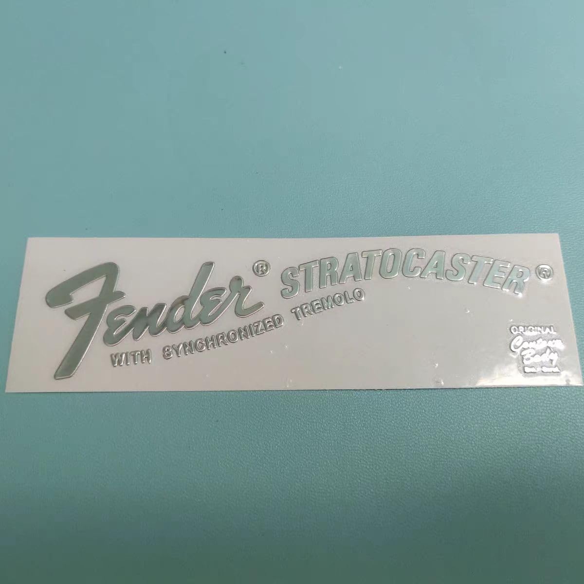 Fits For Fender ST 70S Guitar Head Logo Metal Label DIY