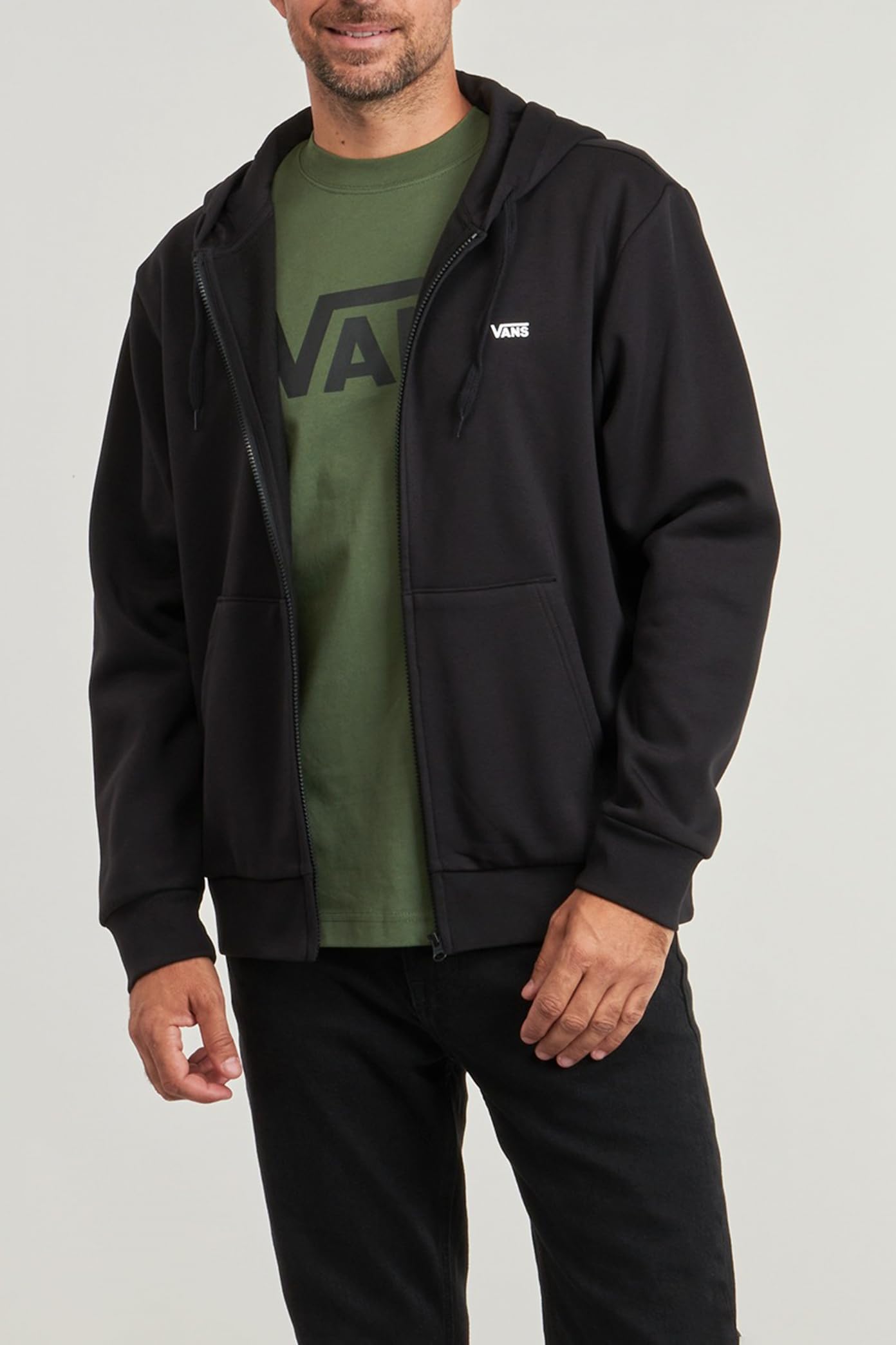 Vans Herren Left Chest Fz Po Kapuzenpullover (1er Pack)