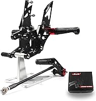 Vista 11 de Arashi (Versión 2.0) Estribos traseros ajustables para Honda CBR1000RR 2004-2007 / CBR600RR 2003-2005 2006 Accesorios para motocicleta Piezas de Oro