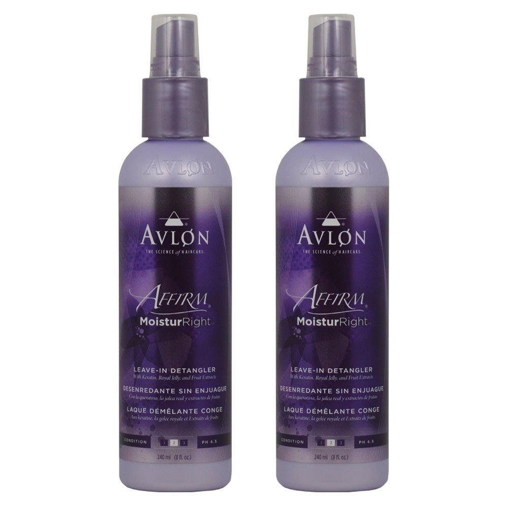 Affirm Moistur Right Leave-in Detangler 8oz"Pack of 2"