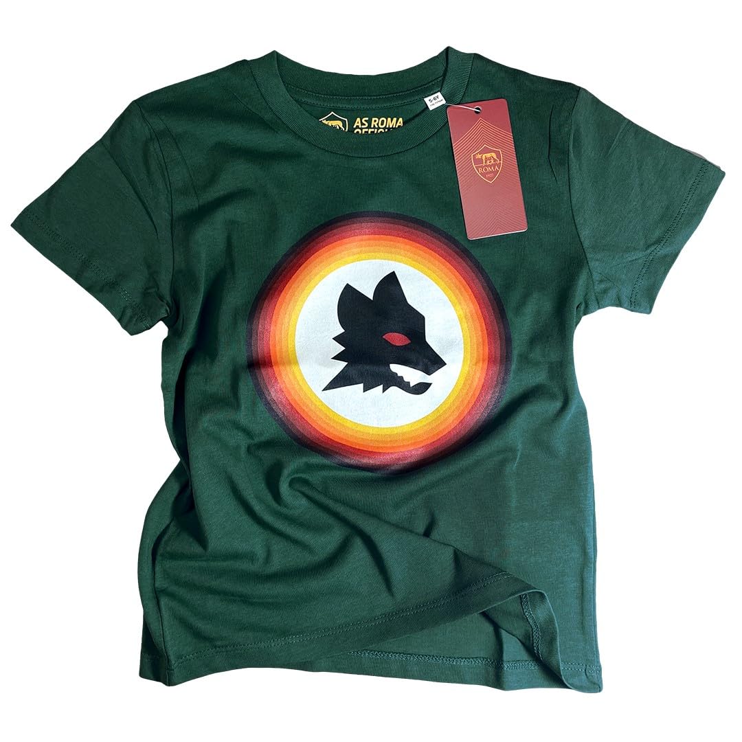 AS Roma T-Shirt Lupetto Stampato