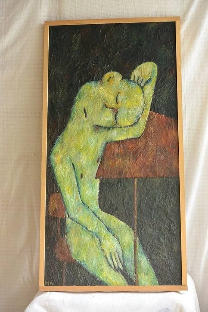 絵画　油絵　海外路上販売品　　　作者のサイン読めずすみません。 絵画 油絵 海外路上販売品 作者のサイン読めずすみません