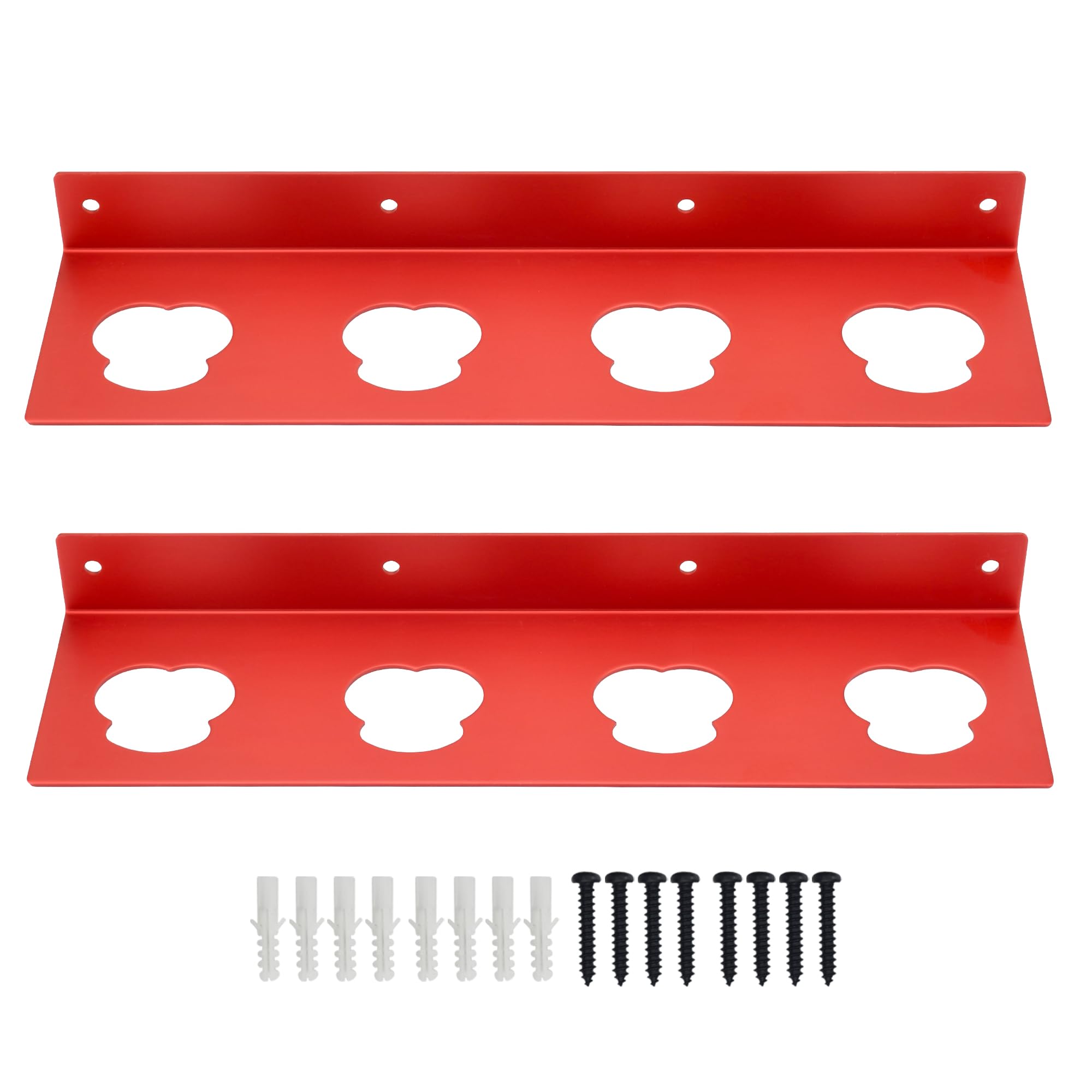 2 Pack Battery Holder for Milwaukee M12, Battery Storage for Milwaukee M12 6.0 Battery, Wall Mount for 12V Batteries, 12V Battery Wall Mount Rack with