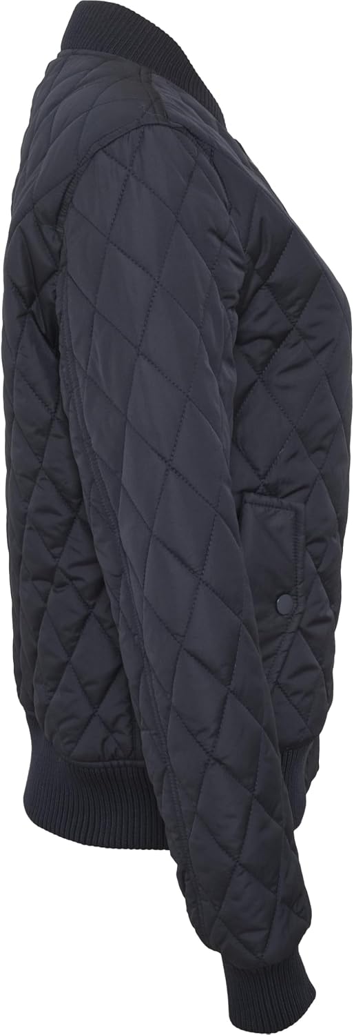 Urban Classics Ladies - DIAMOND QUILT NYLON Jacket navy - M