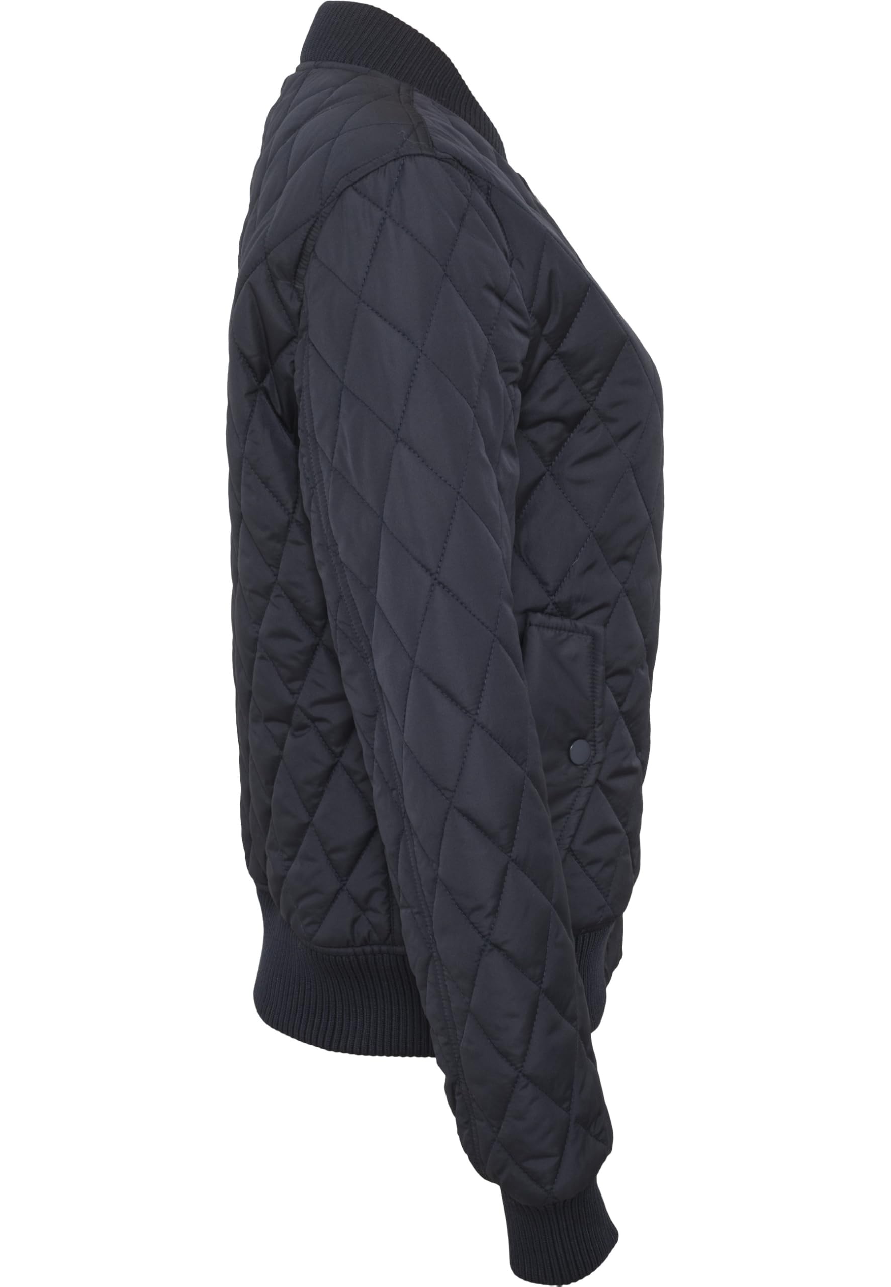 Urban Classics Damen Diamond Quilt Nylon Jacket Jacke – Bild 7
