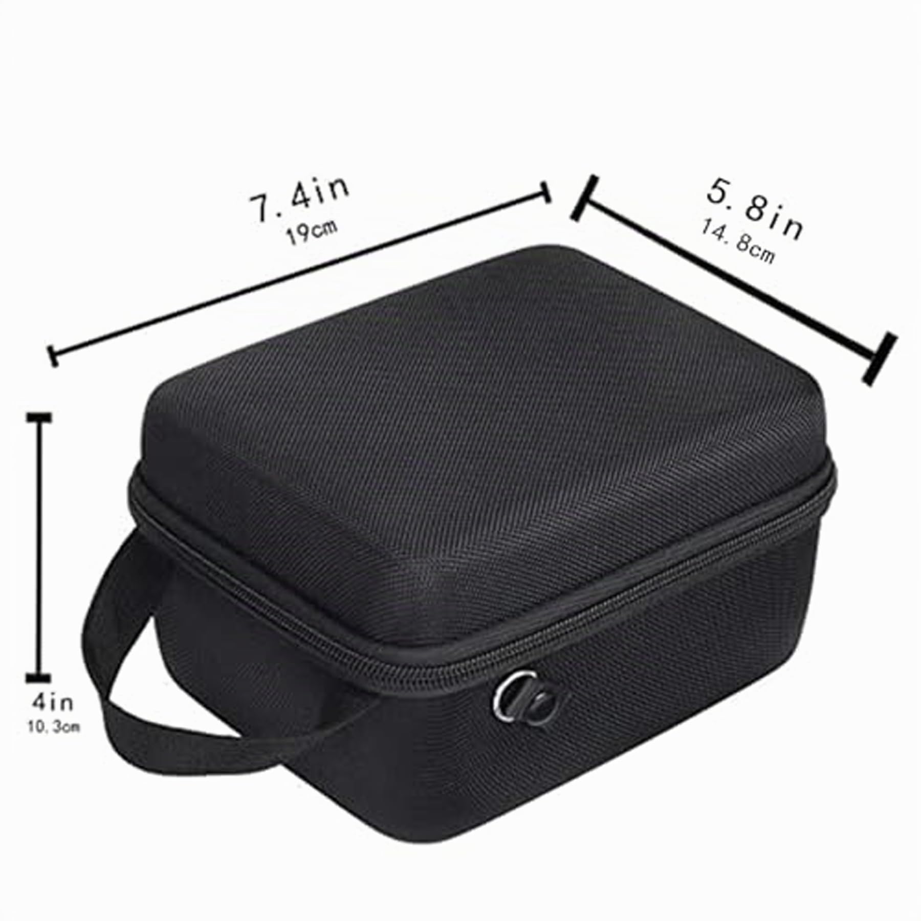 Aenllosi Custodia Rigida Portatile per Panasonic Lumix FZ80D/FZ72/FZ82/FZ83 Fotocamera,Nero