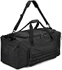 125L Extra Large Travel Duffle Bag for Men Women Heavy Duty Tactical Duffel Bag with Shoulder Strap Weekender Overnight Trip Big Sports Gym Equipment & Workout Bag for Military, Black