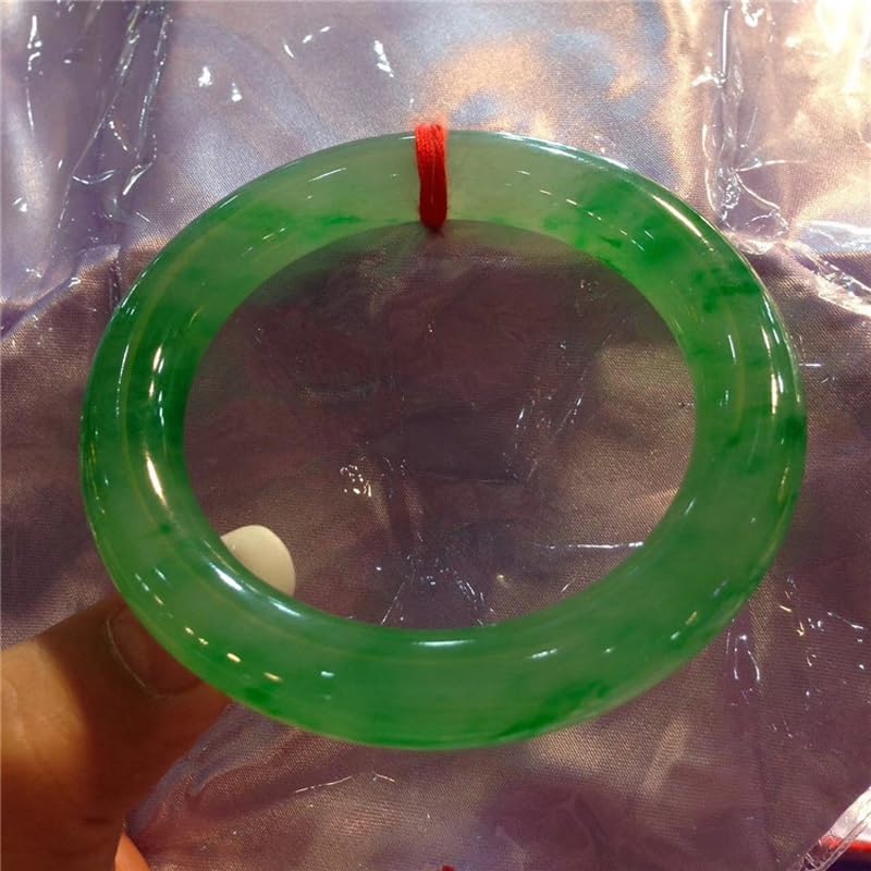 本翡翠 氷種ほんのりシルバーグリーンレアブレスレット 【公式通販 