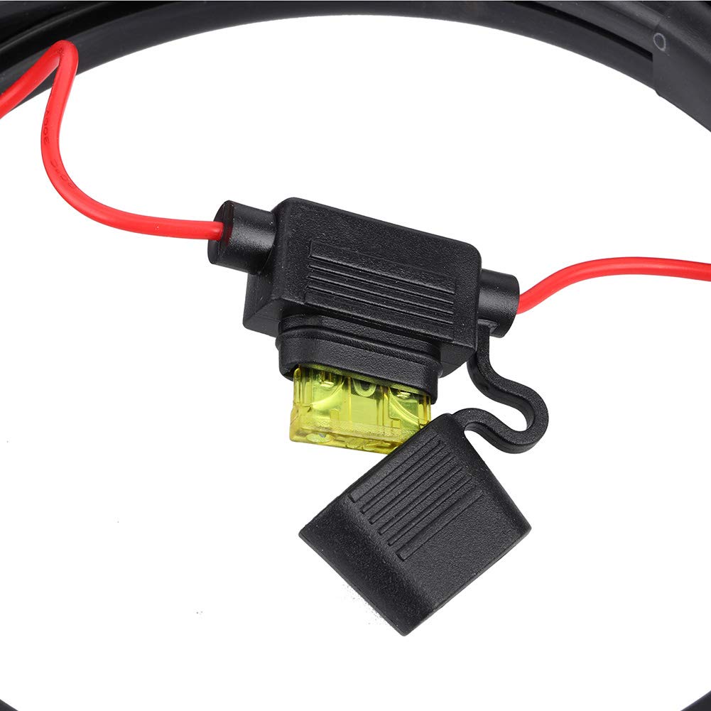 Câble de Batterie Hors-Bord de Bateau, Câble de Batterie de 2 M pour Moteur Hors-Bord Parsun, Double 12 V DC, 15-85, Léger, Portable Noir