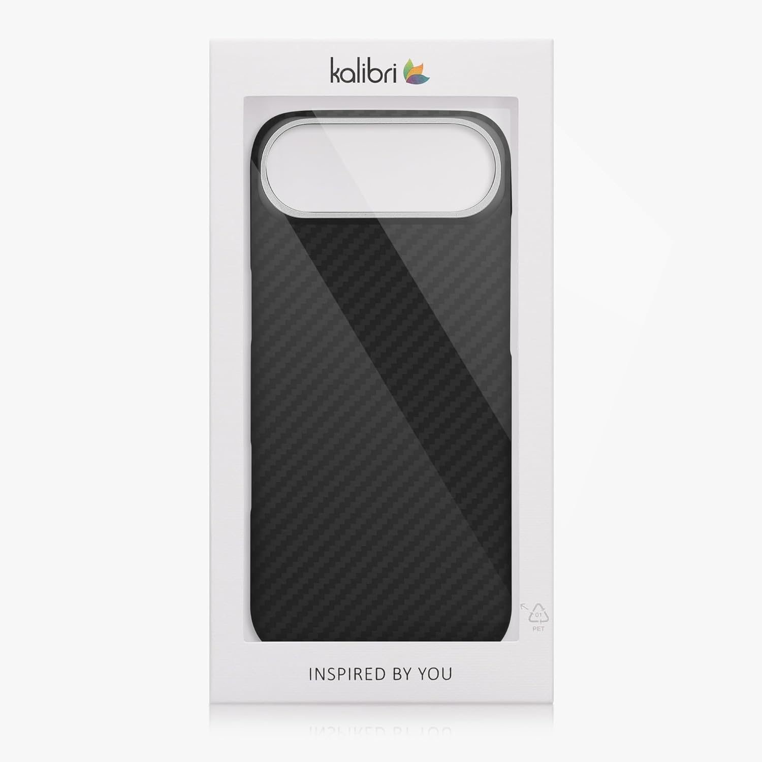 kalibri Ultra Thin Phone Case for Apple iPhone Air Case - Aramid Fibre Ultra Lightweight Mobile Phone Case - Scratch Resistant - Compatible with MagSafe - Black Matte