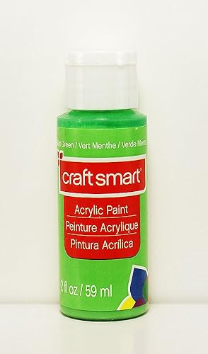 Craft Smart - Pintura acrílica de 2 onzas líquidas, 1 botella, verde menta