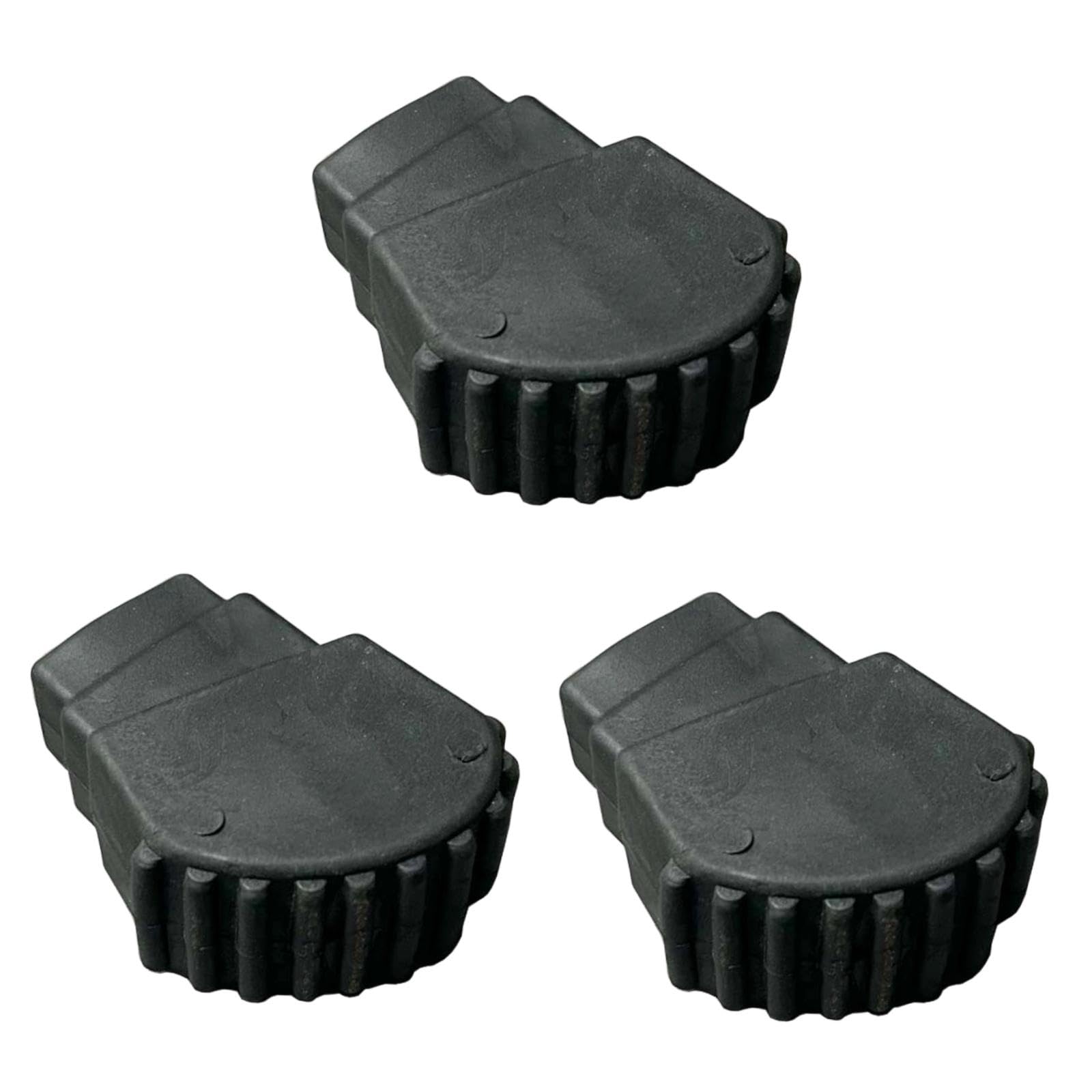 3 Piezas Pies de Batería Protectores de Patas Antideslizantes para Hardware de Batería Instalación Rápida Adecuado para Ensayos Conciertos, Style E
