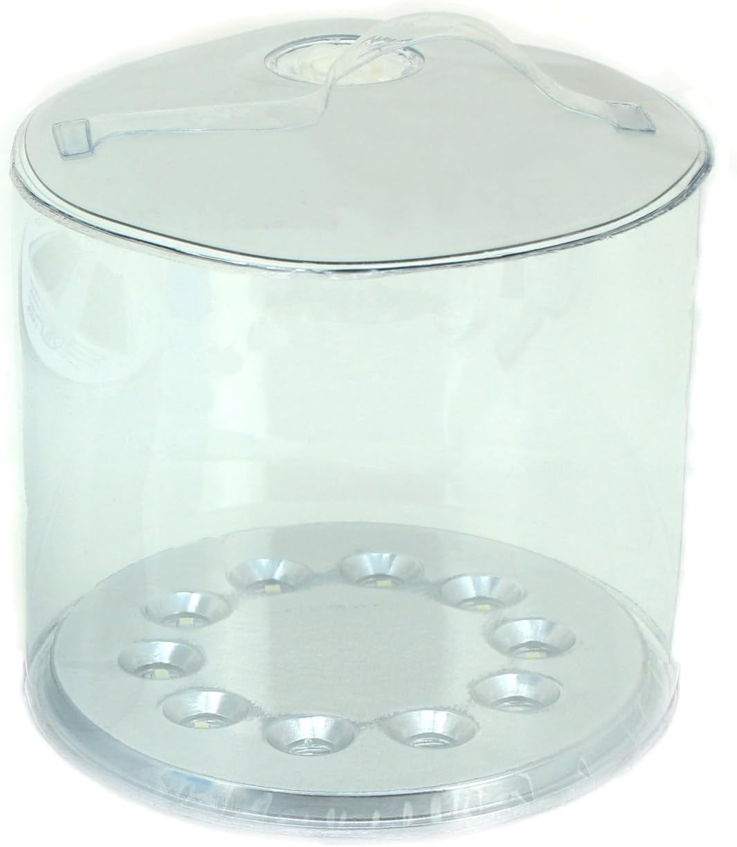 Apollo Solar Inflatable Camping Lantern - Classical White - ONE Inch Height When Collapsed - 2 Brightness Option Plus 1 Flashing Mode for Emergency