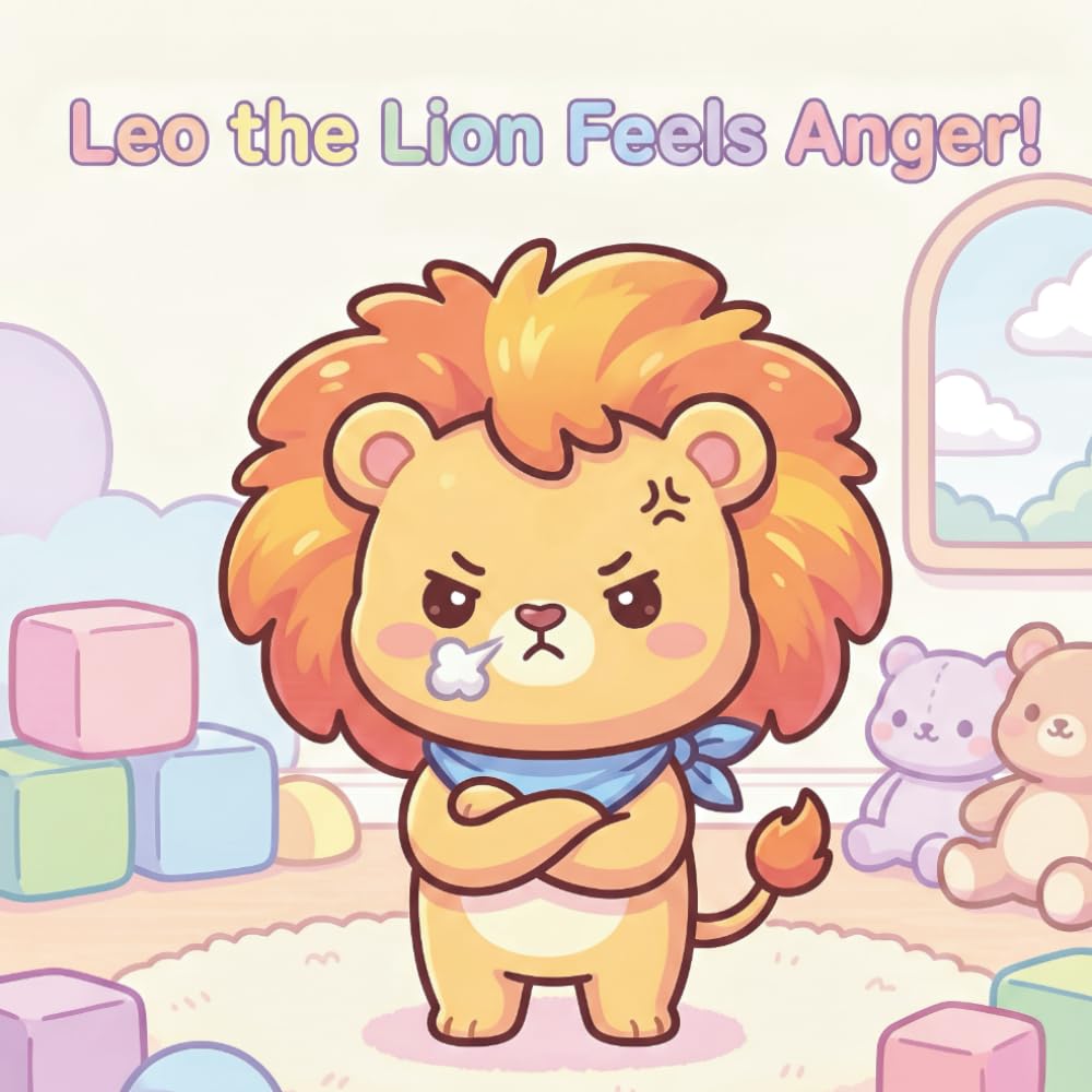Leo the Lion Feels Anger!: A Cute SEL Picture Book That Teaches Kids How to Calm Down, Manage Anger, and Breathe Through Big Emotions
