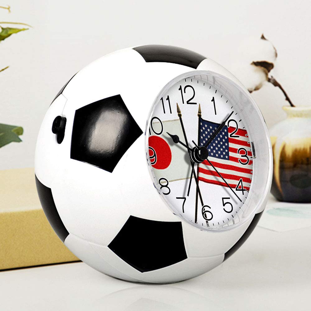 Amazon.co.jp: 装飾のための目覚まし時計、国旗サッカー時計＆楽しい