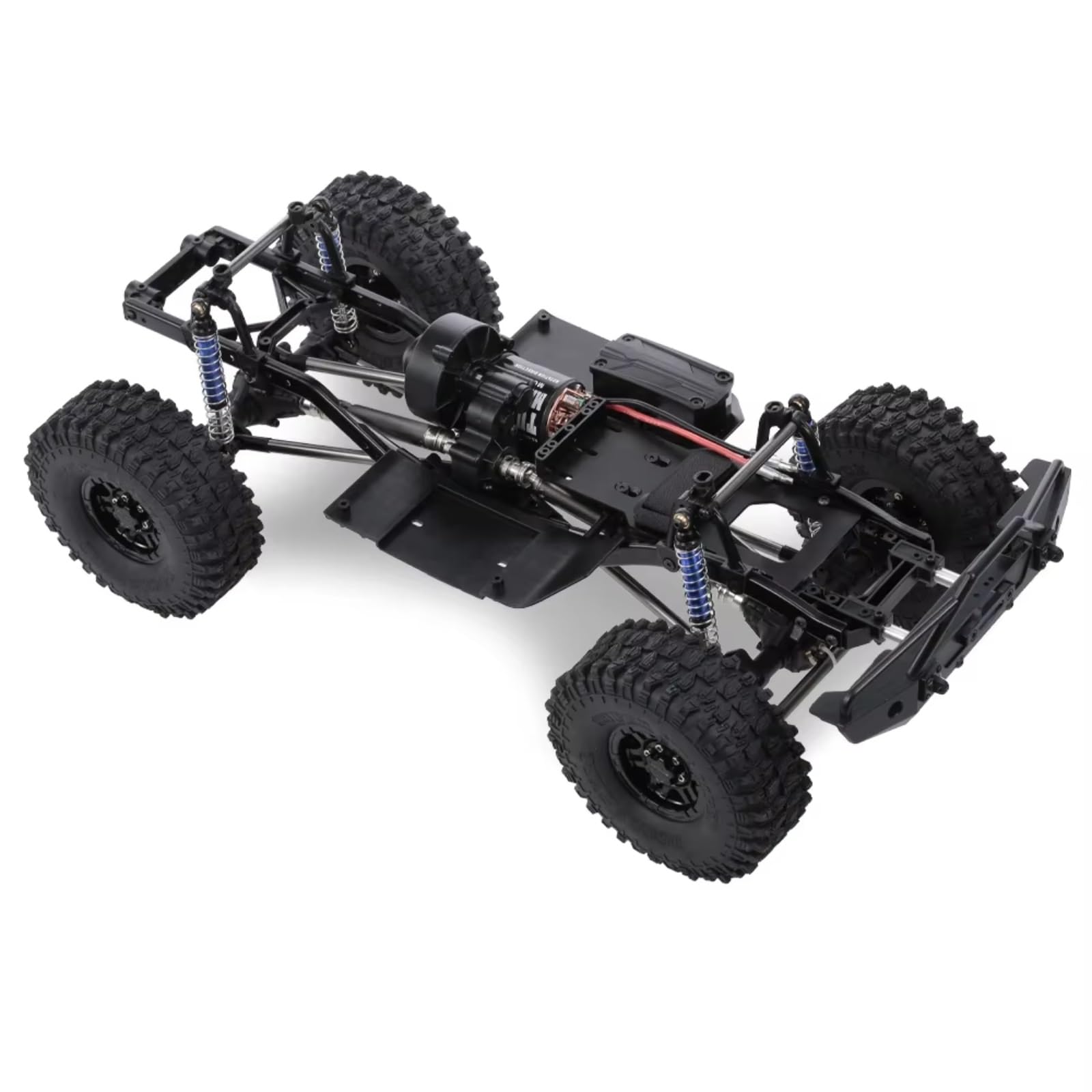 Do SCX10 II 90046 90047 1/10 313 mm 12,3 cala rozstaw osi zamontowana rama do podwozia RC pojazdów łańcuchowych RC Crawler części ramy (B)