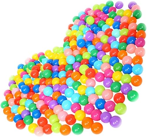 Miniatura 2 de Toyvian 100 bolas para niños, bolas oceánicas de plástico para hogueras de pelotas, bolas de juego a prueba de aplastamiento de 2.2 pulgadas, bolas