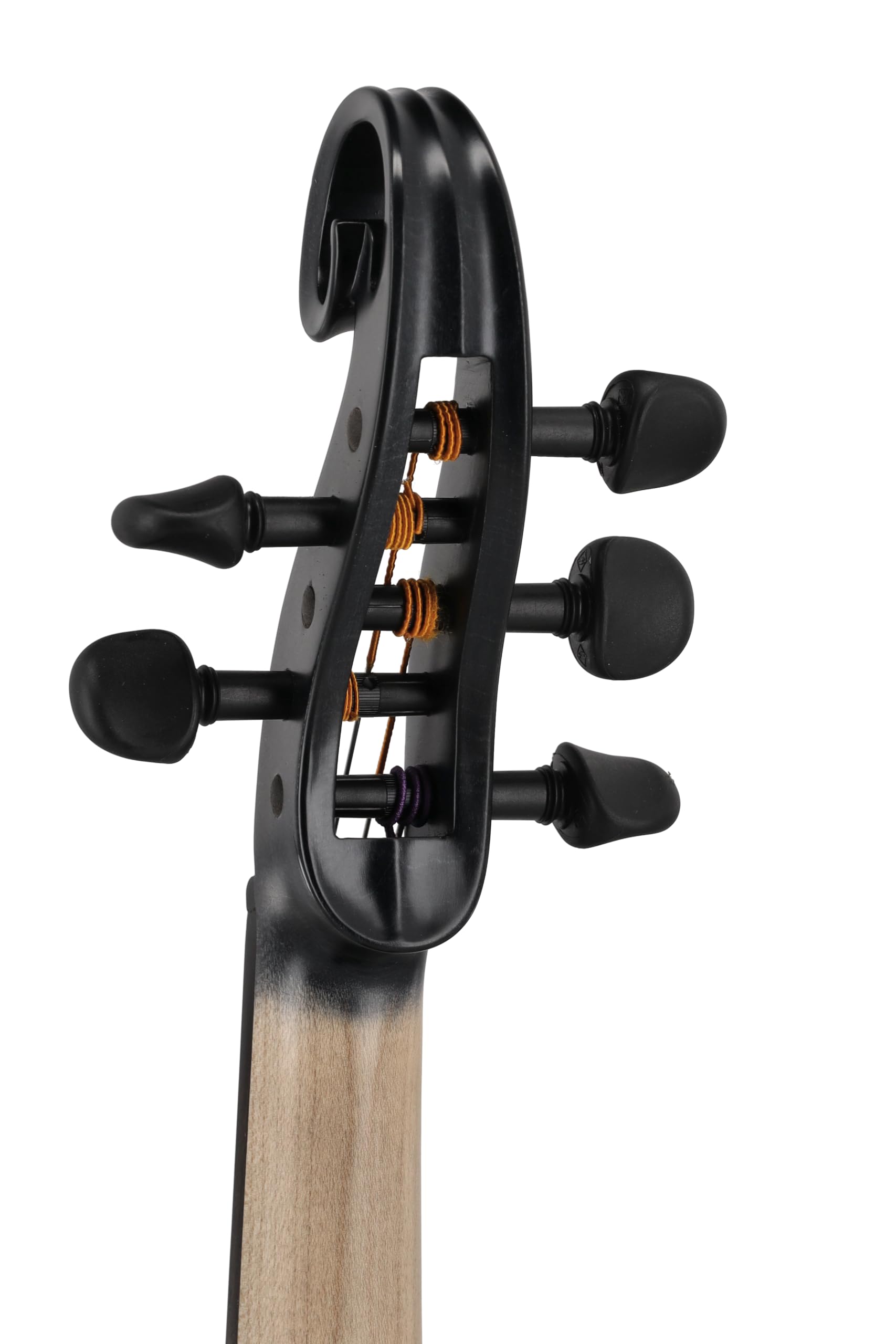 Violino elettrico GEWA, violino elettronico, Novita 3.0 nero con adattatore per poggiaspalla, 5 corde