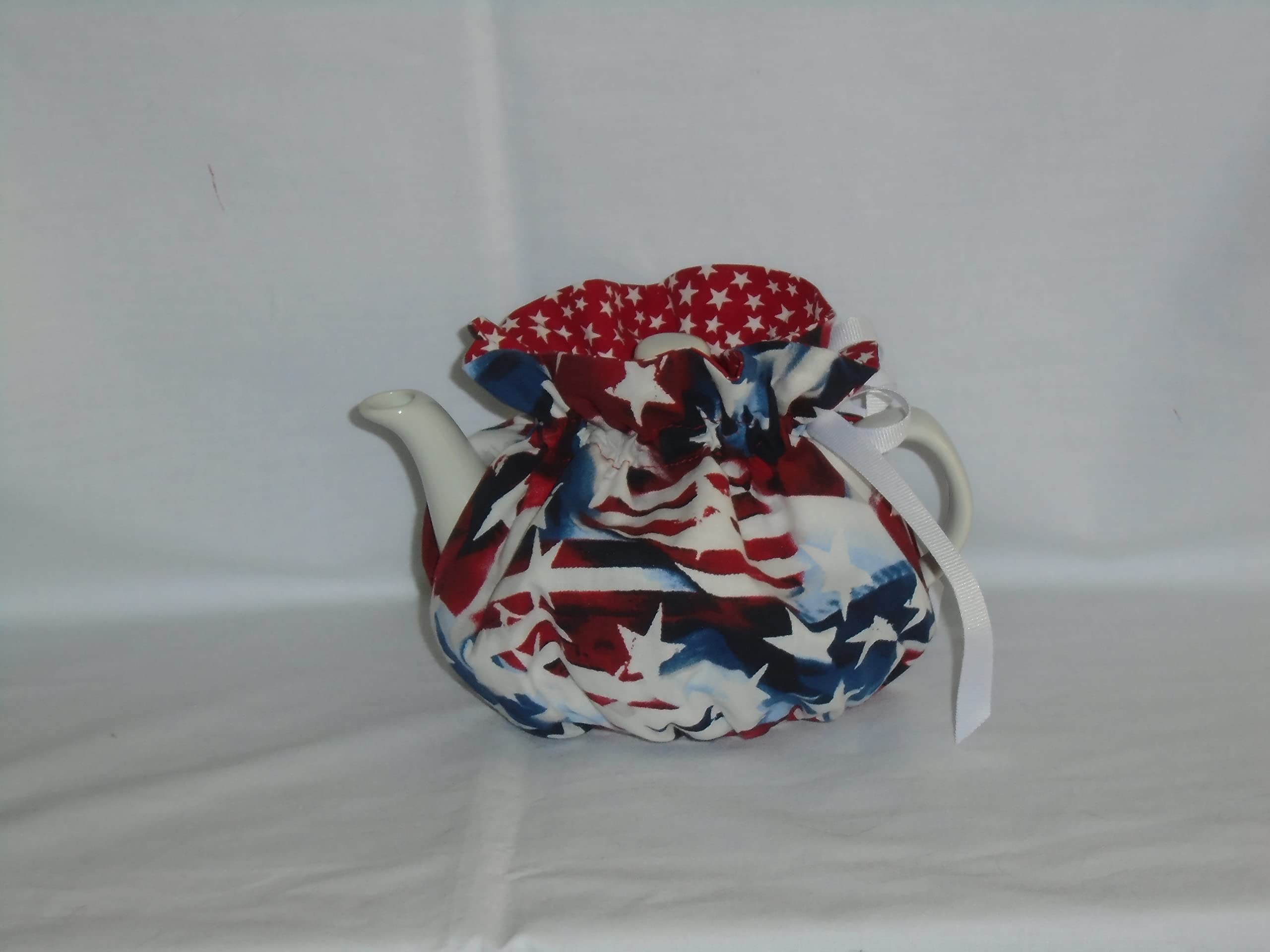 2 Cup Patriotic Print Reversible Tea Pot Cozy