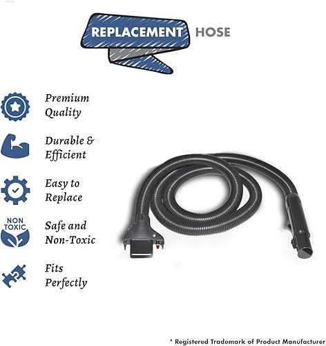 Miniatura 2 de Pieza de repuesto para Bissell 22837 Proheat 2x Revolution Pet Pro Manguera Asamblea de 8 pulgadas para aspiradoras verticales seleccionadas de