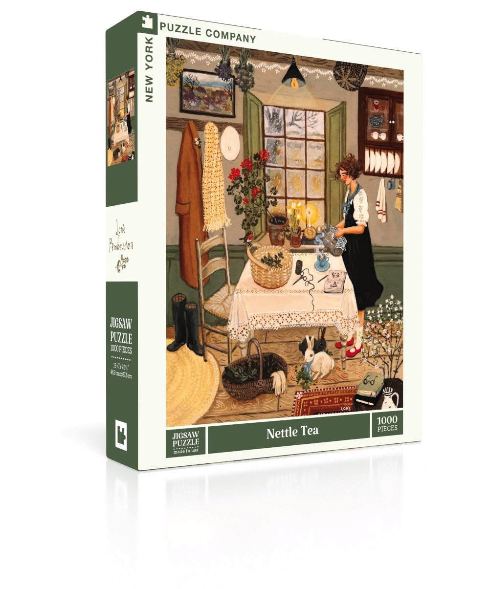 New York Puzzle Company - Loré Pemberton - Rompecabezas de 1000 piezas para noches de juego familiares