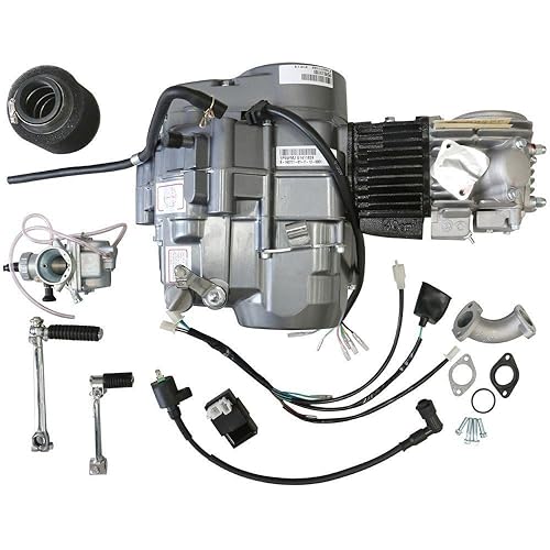 Lifan 140cc Engine Motor Kit 4 Stroke Racing Engine Manual Clutch Kick Start for XR50 CRF50 XR CRF 50 70 ATC70 Z50 Taotao DB14 DB17 CT70 CT90 Dirt Pit Bike Motorcycle Trail Bikes