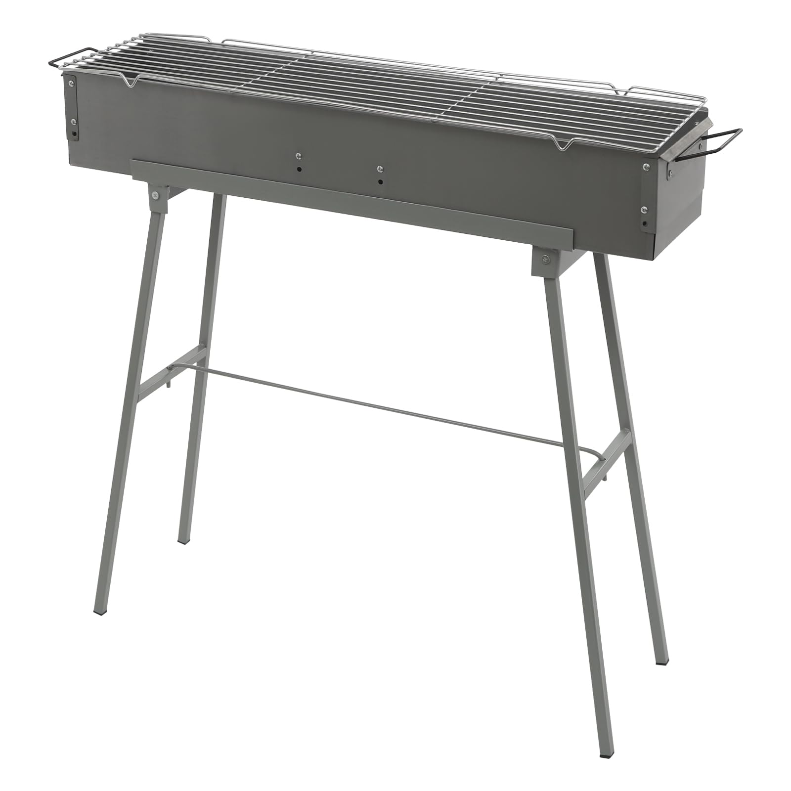 Barbecue a carbonella, portatile, pieghevole, portata 35 kg, 80 x 18 x 13 cm, per picnic, campeggio, barbecue, feste