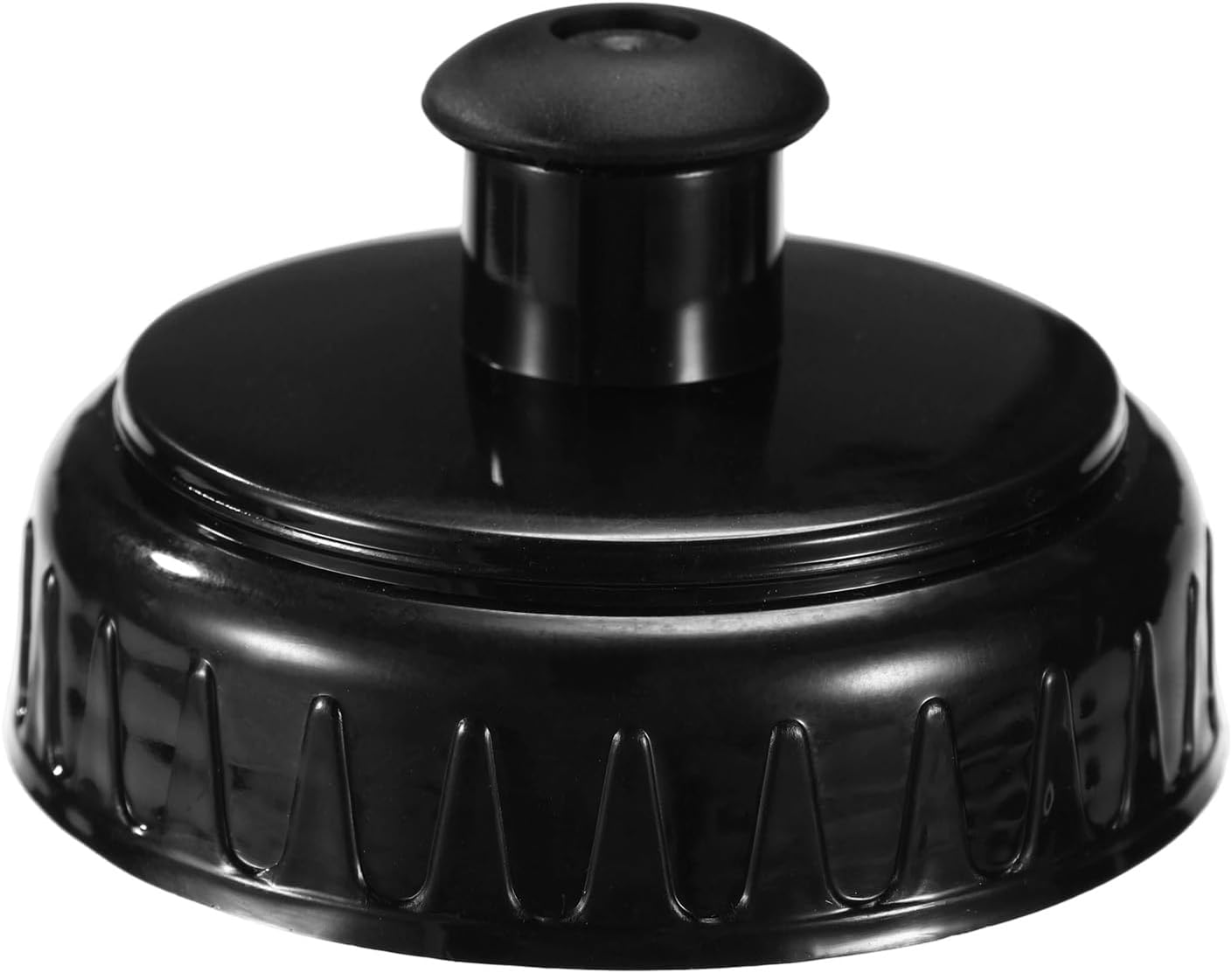 Replacement Cap for Polar, BPA-Free Plastic Water Bottle Lid Spout Leak-Proof Suqeeze Bottle Cap Accessories Compatible with Polar 20 & 24oz (Black)