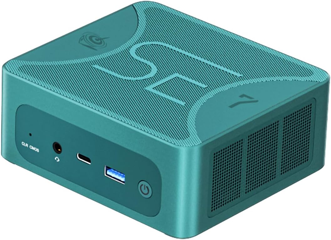 Beelink SER7 Mini PC, AMD Ryzen 7 7840HS (8C/16T, up to 5.1GHz), 32GB DDR5 1TB PCle 4.0 M.2 SSD, Mini Computer AMD Radeon 780M, 4K Quad Display HDMI+DP+Dual USB4 WiFi 6/2.5G LAN/BT5.2/Gaming/Office