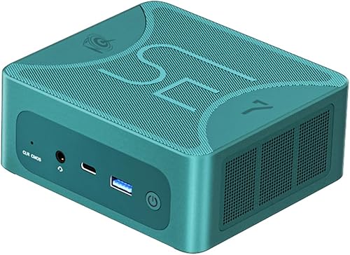 Beelink Mini PC SER7, mini computadoras con AMD Ryzen 7 7840HS (8C16T hasta 5.1 GHz), 32 GB DDR5 (5600 MHz) + 1 TB M.2 2280 PCle 4.0 SSD, WiFi 6, BT