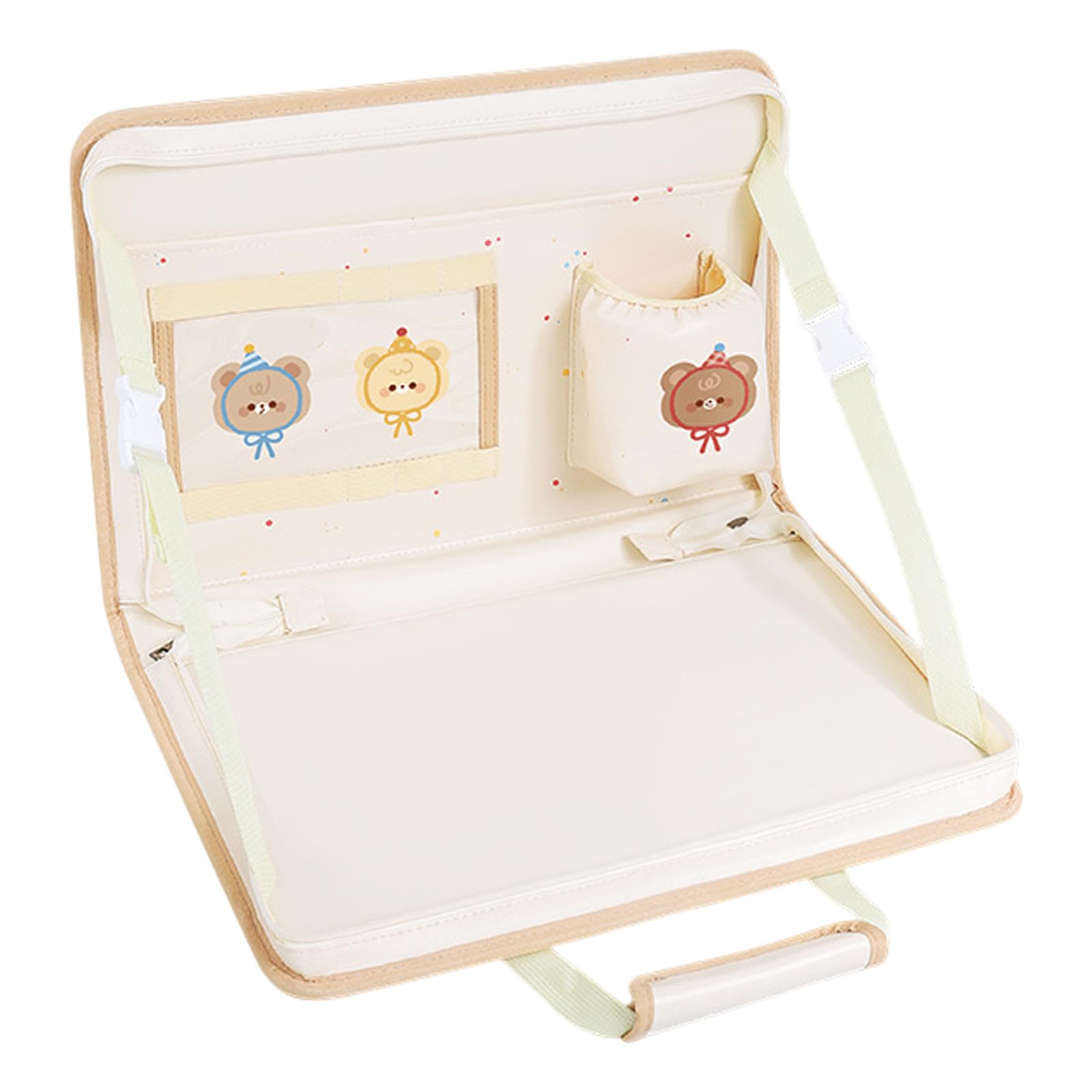 Hsioluted Car Backseat Organizers Pouches Folding Storage Bag Food Tray Suitable for Family, Travelers and Those with Kids Car Organizers Tray