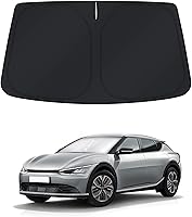 Vista 13 de KUST - Parasol para parabrisas para Chevy Equinox 2010–2017, accesorios para ventanas, funda solar plegable, bloquea los rayos UV, mantiene el coche