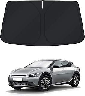 Windshield Sun Shade for Kia EV6 2022 2023 2024 2025 2026 Window Accessories Shade Sun Cover Foldable Block UV Rays Keep Car Cooler