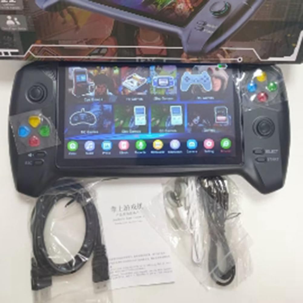 Consola de Juegos Retro PortáTil Pantalla HD de 7 Pulgadas Consola de Videojuegos PortáTil con 10000 Juegos Gratuitos Consola PortáTil