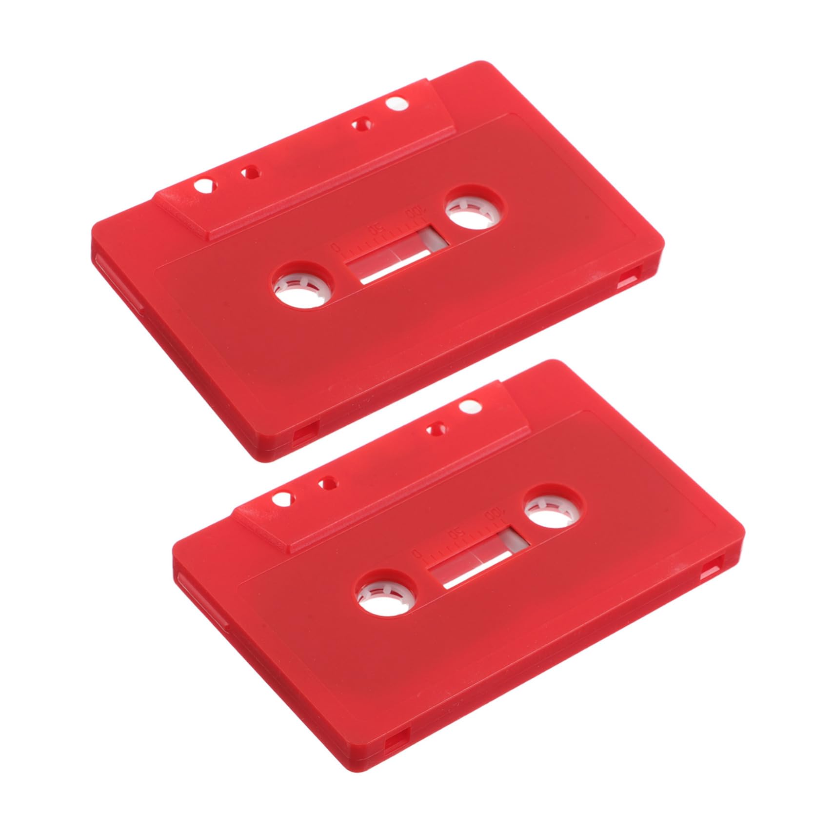 OFFSCH 2pcs Blank Cassette Tapes Retro Decorative Audio Tapes for Crafting Party Decorations and Unique Music Themed Events and Vintage Decor