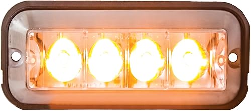 Buyers Products 8891104 - Luz estroboscópica LED elevada de 5 pulgadas, 19 patrones de flash, barra de luz para ATV, UTV, camiones de trabajo y