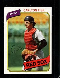 1980 TOPPS #40 CARLTON FISK EXMT RED SOX (WAX-BK) HOF