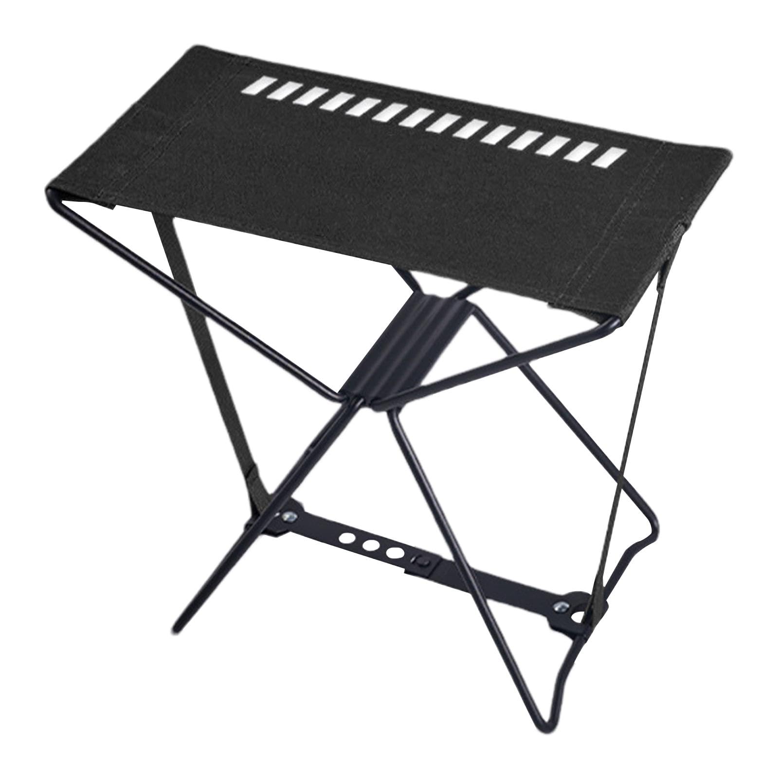 Taburete de Camping Plegable Ligero,Taburete de Camping Plegable Reposapiés
