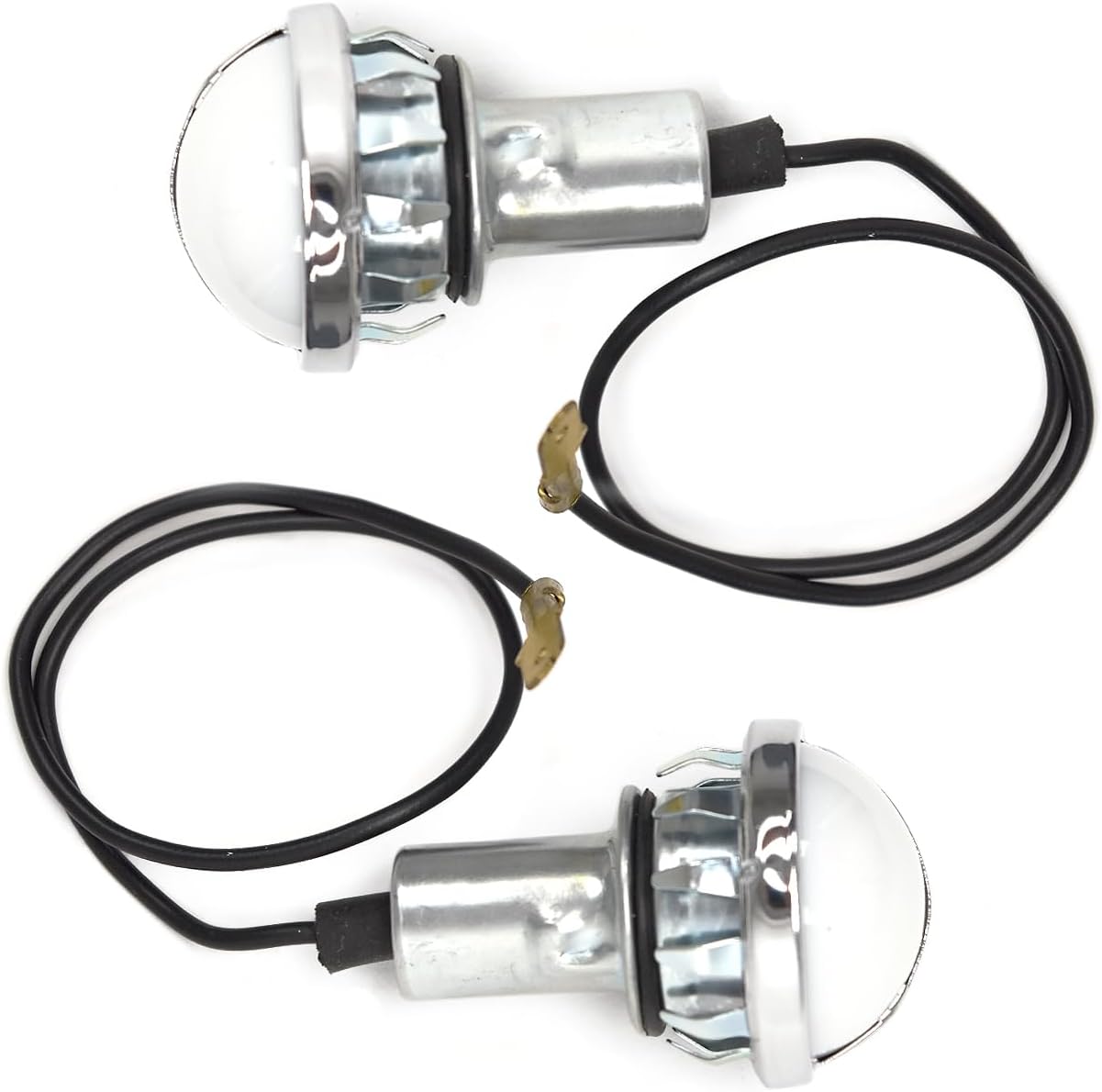 License Plate Light Assembly Pair For 1975-1979 Ford F-150 Pickup Truck
