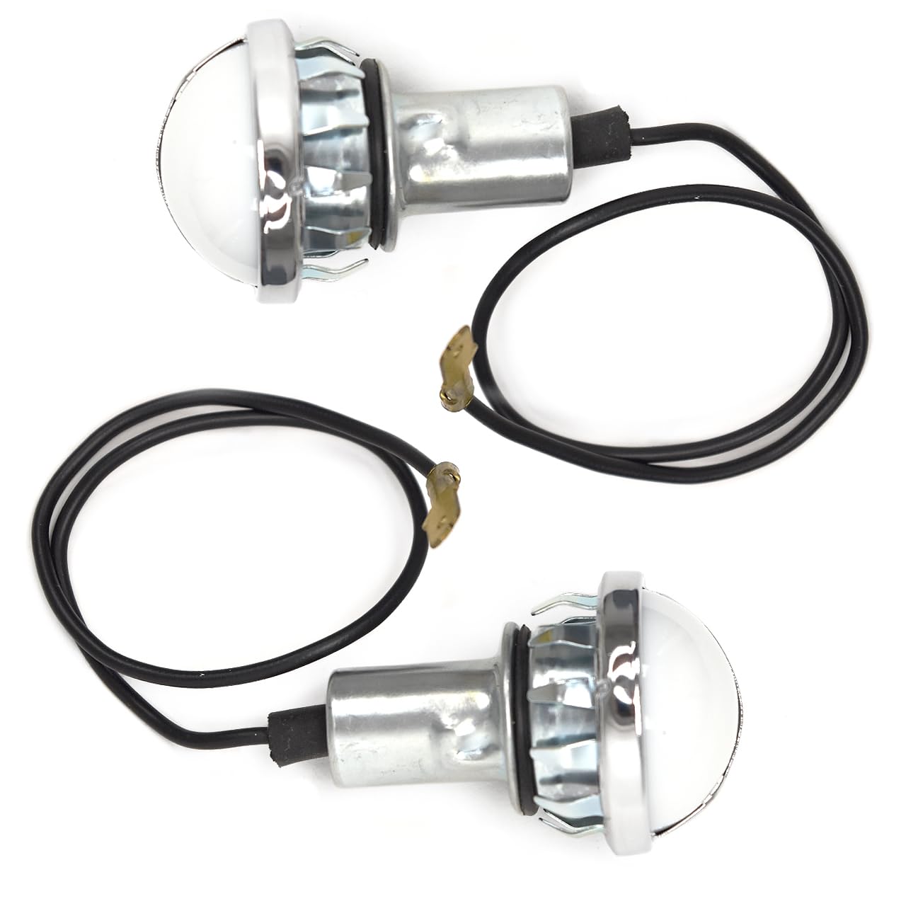 License Plate Light Assembly Pair For 1964-1979 Ford F-250 Pickup Truck