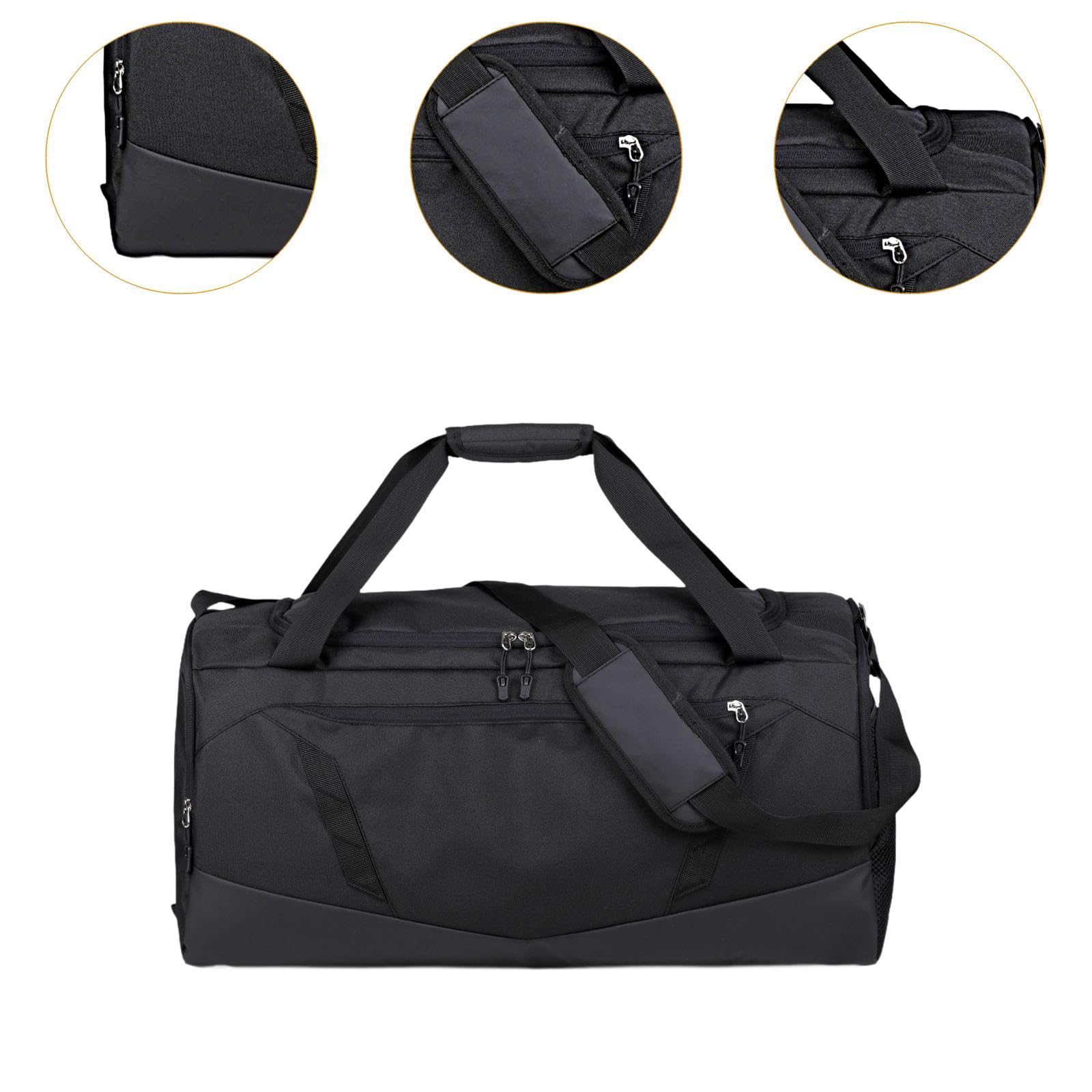 Borsa Da Viaggio Con Pochiera Per Umidità E Compartmento,Nero