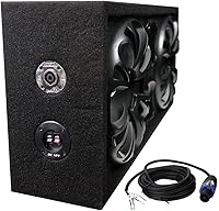 Vista 5 de Audiopipe APCHULD102 Caja de altavoces sellada de alto rendimiento 10 600W (Max)