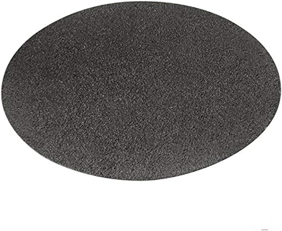 LANGM Round Fire Pit Mat |Grill Mat, Gas BBQ Fireproof Mat Heat Resistant Grill Splatter Mat, Under Grill Mat Floor Mat Protective Rug for Backyard, Outdoor, Deck & Patio (68CM)